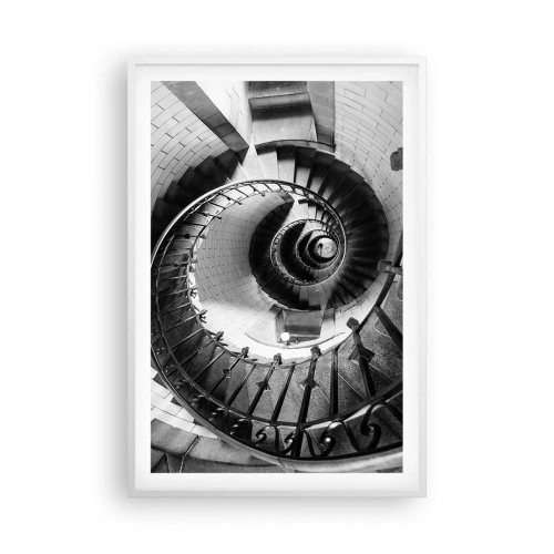 Plakat i hvid ramme - Højt og højere - 61x91 cm