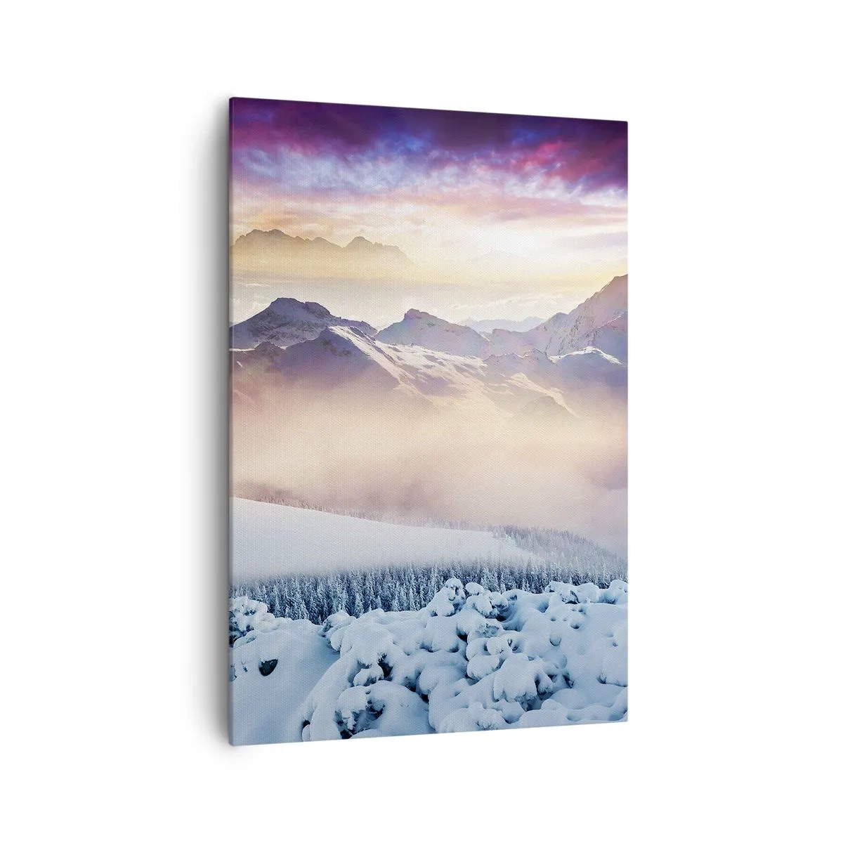 Lærredstryk - Billede på lærred - Naturens kraft og renhed - 70x100 cm