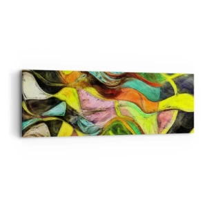 Lærredstryk - Billede på lærred - Bevægelse er liv - 90x30 cm