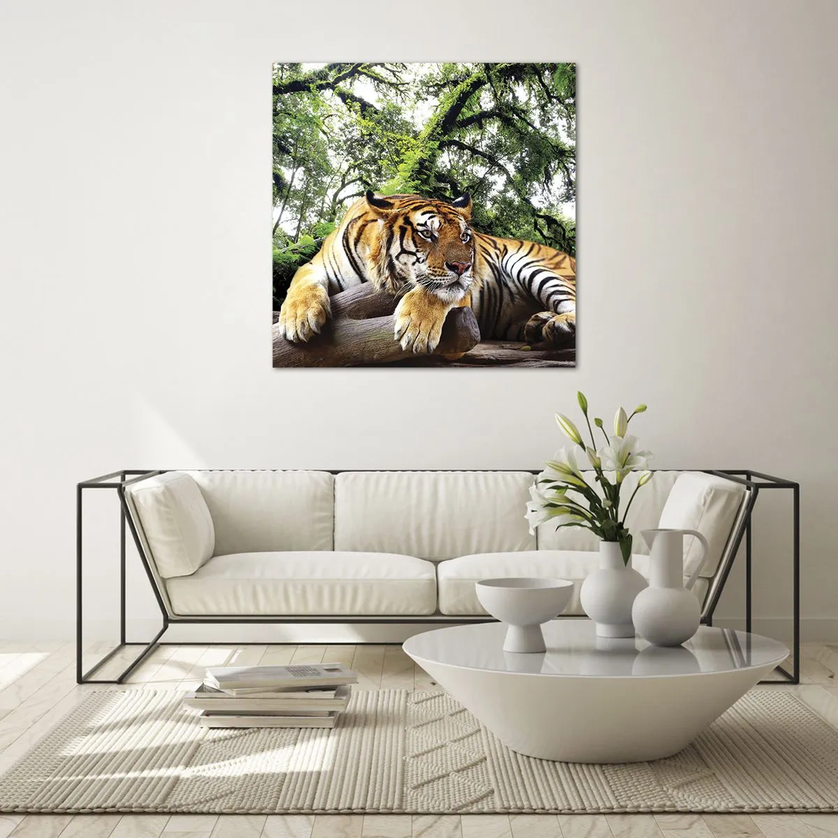 Billede på glas - Med venlig hilsen - 60x60 cm