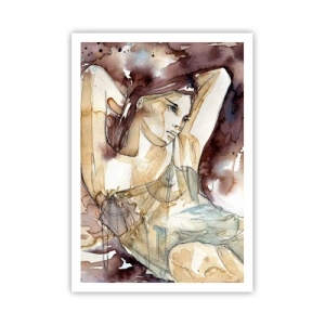 Plakat - I stemning af lilla - 70x100 cm