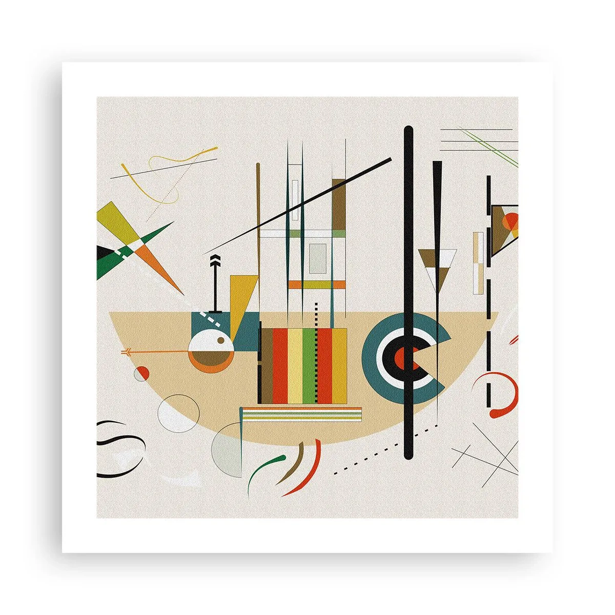 Plakat - Og verden griner - 50x50 cm