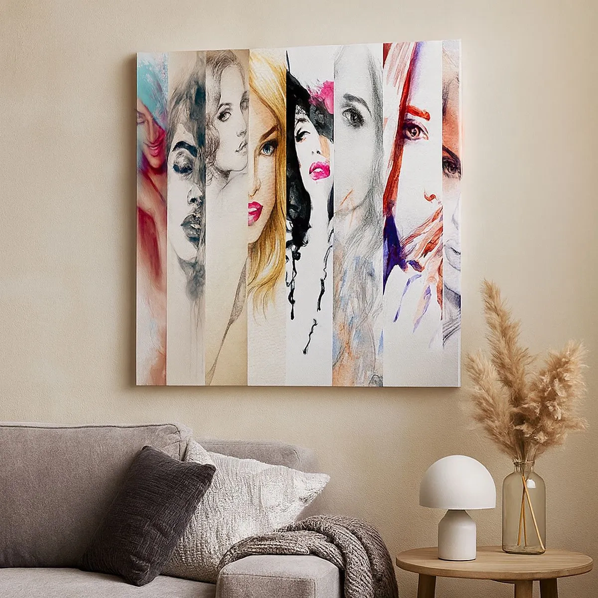 Lærredstryk - Billede på lærred - Og det er altid DIG - 30x30 cm