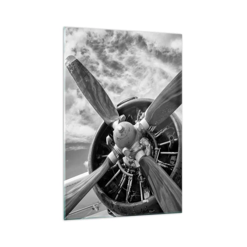 Billede på glas - Himmelens erobrer - 70x100 cm