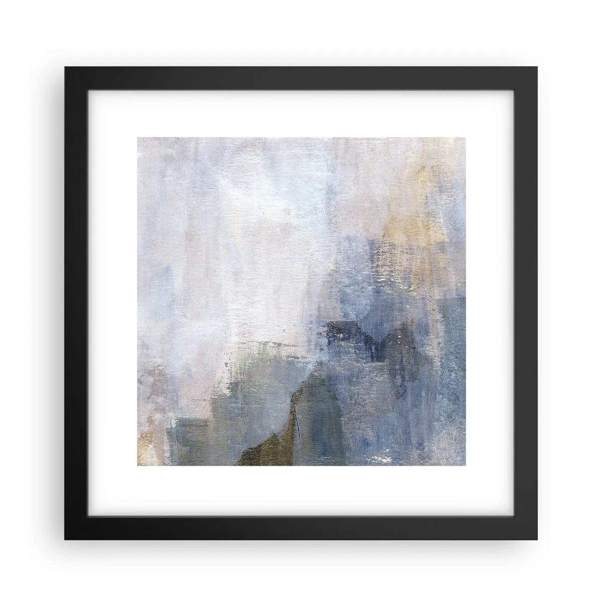 Plakat i sort ramme - Farvetoner og akkorder - 30x30 cm