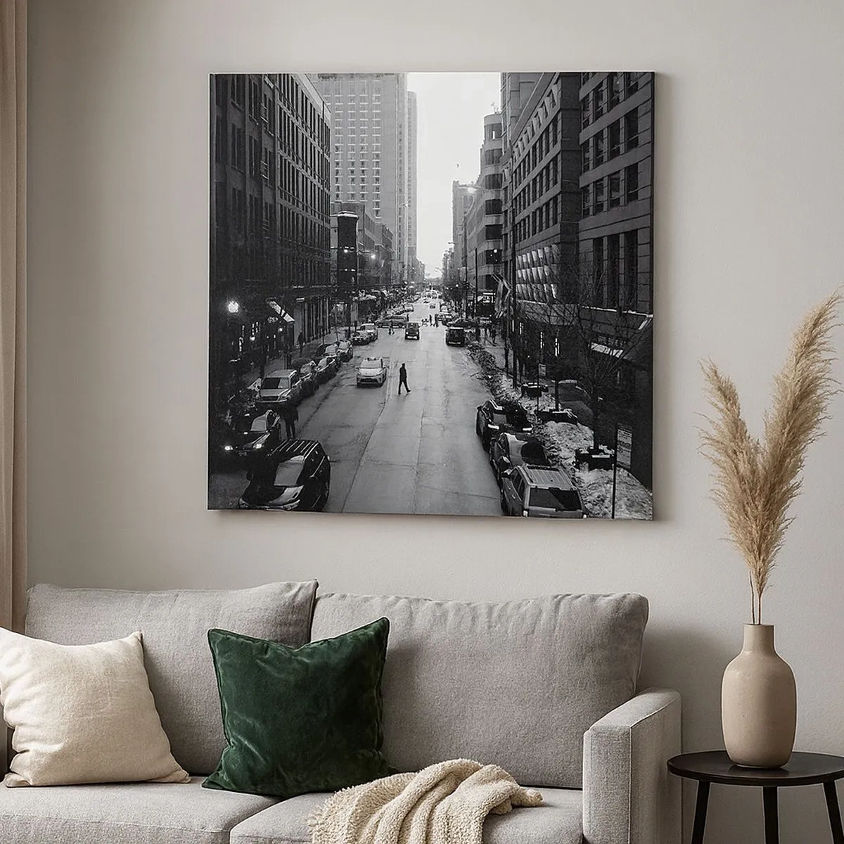 Lærredstryk - Billede på lærred - Endnu en dag som hver dag - 30x30 cm