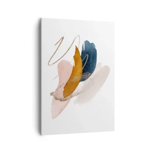 Lærredstryk - Billede på lærred - Bevinget sammensætning - 50x70 cm
