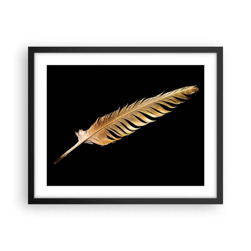 Plakat i sort ramme - Det er ikke nogen ringe præstation, at den... - 50x40 cm