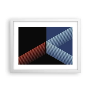 Plakat i hvid ramme - En simpel historie - 40x30 cm
