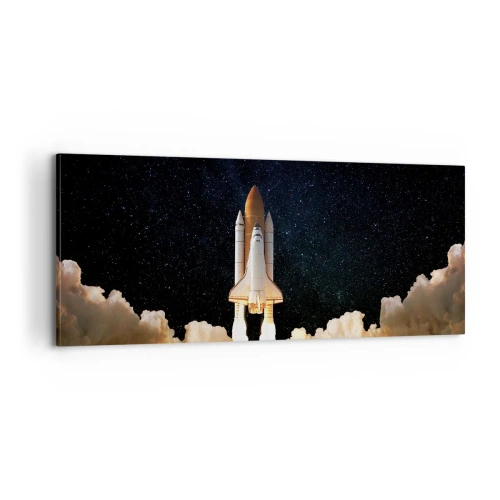 Lærredstryk - Billede på lærred - Ad astra! - 100x40 cm