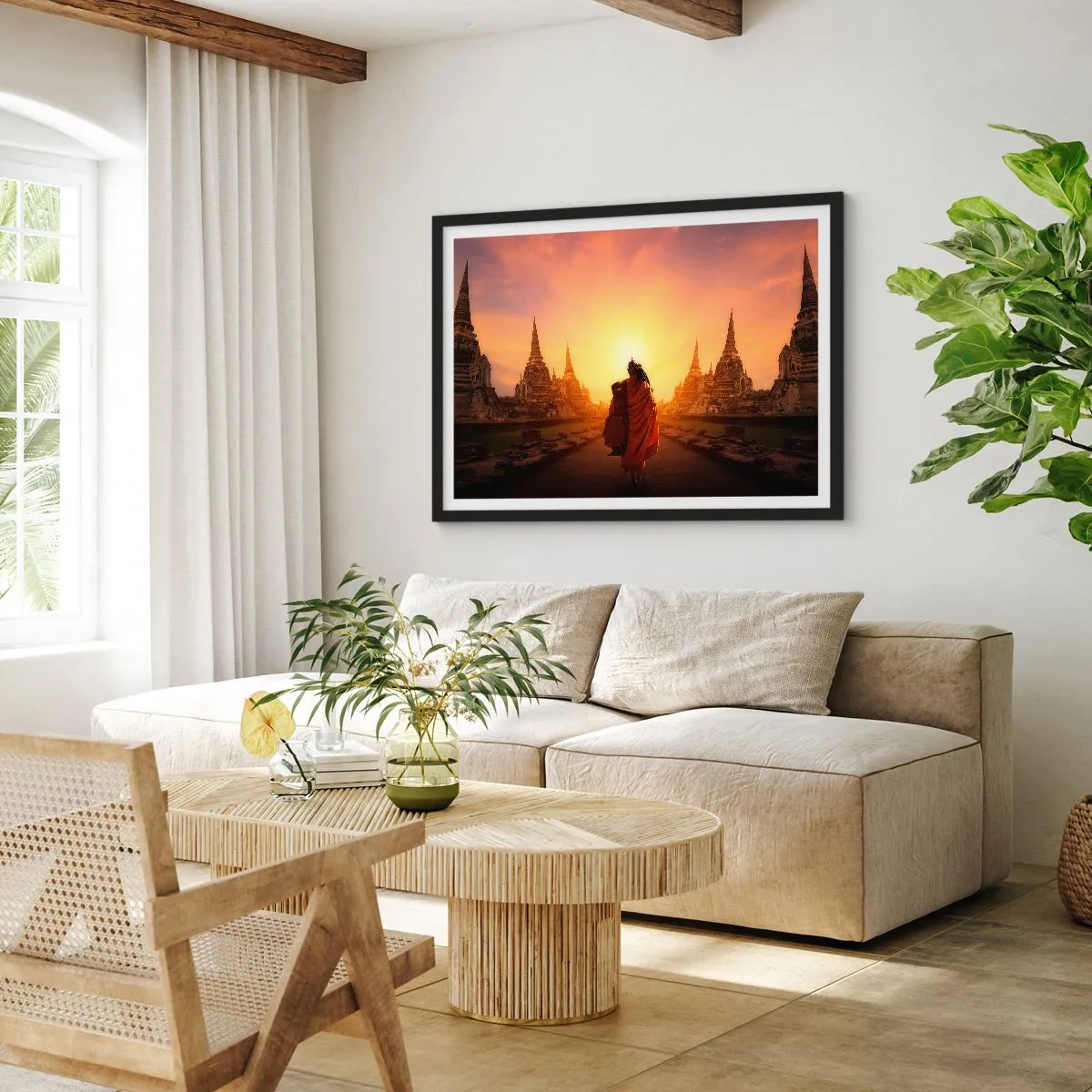 Plakat i sort ramme - I fred for evigt - 70x50 cm