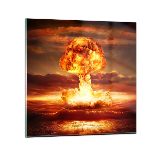 Billede på glas - Og enden vil komme - 70x70 cm