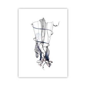Plakat - En undersøgelse af berøring - 50x70 cm