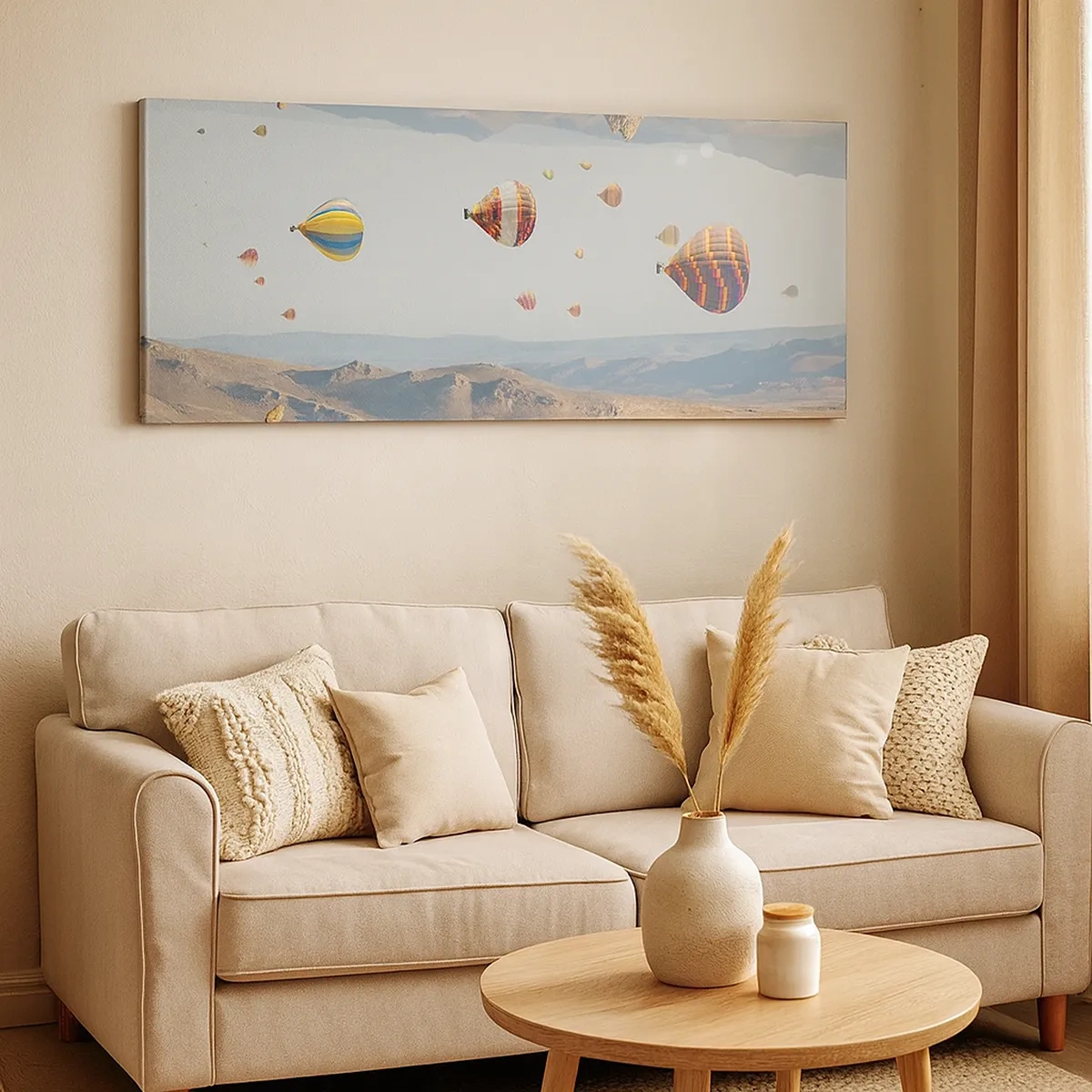 Lærredstryk - Billede på lærred - Alt er muligt her - 30x30 cm