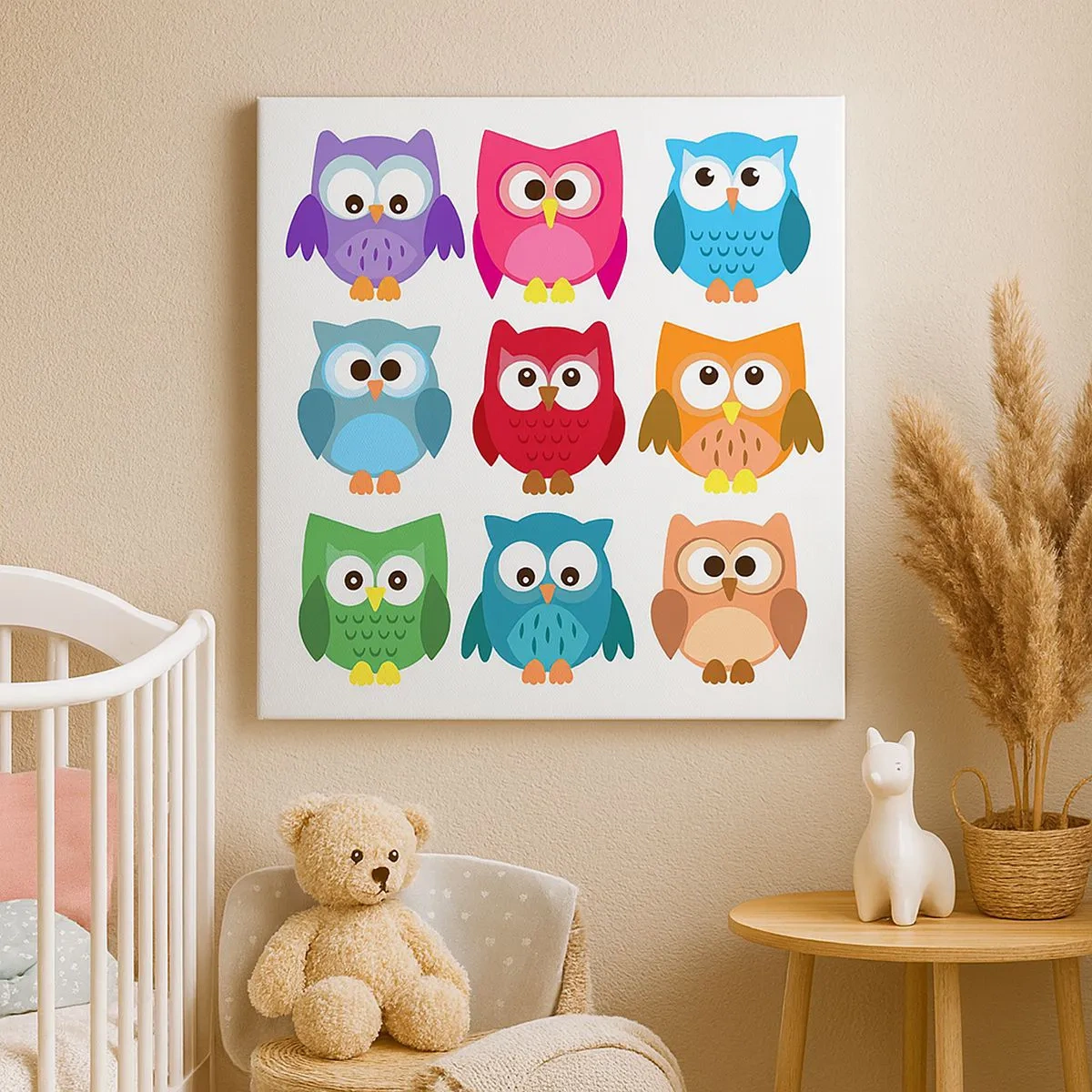 Lærredstryk - Billede på lærred - Forskelle kan være morsomme - 30x30 cm