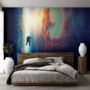 Fototapet Standard Eco - Over for universet - Abstraktion, Astronaut, Kosmos - 100x70 cm