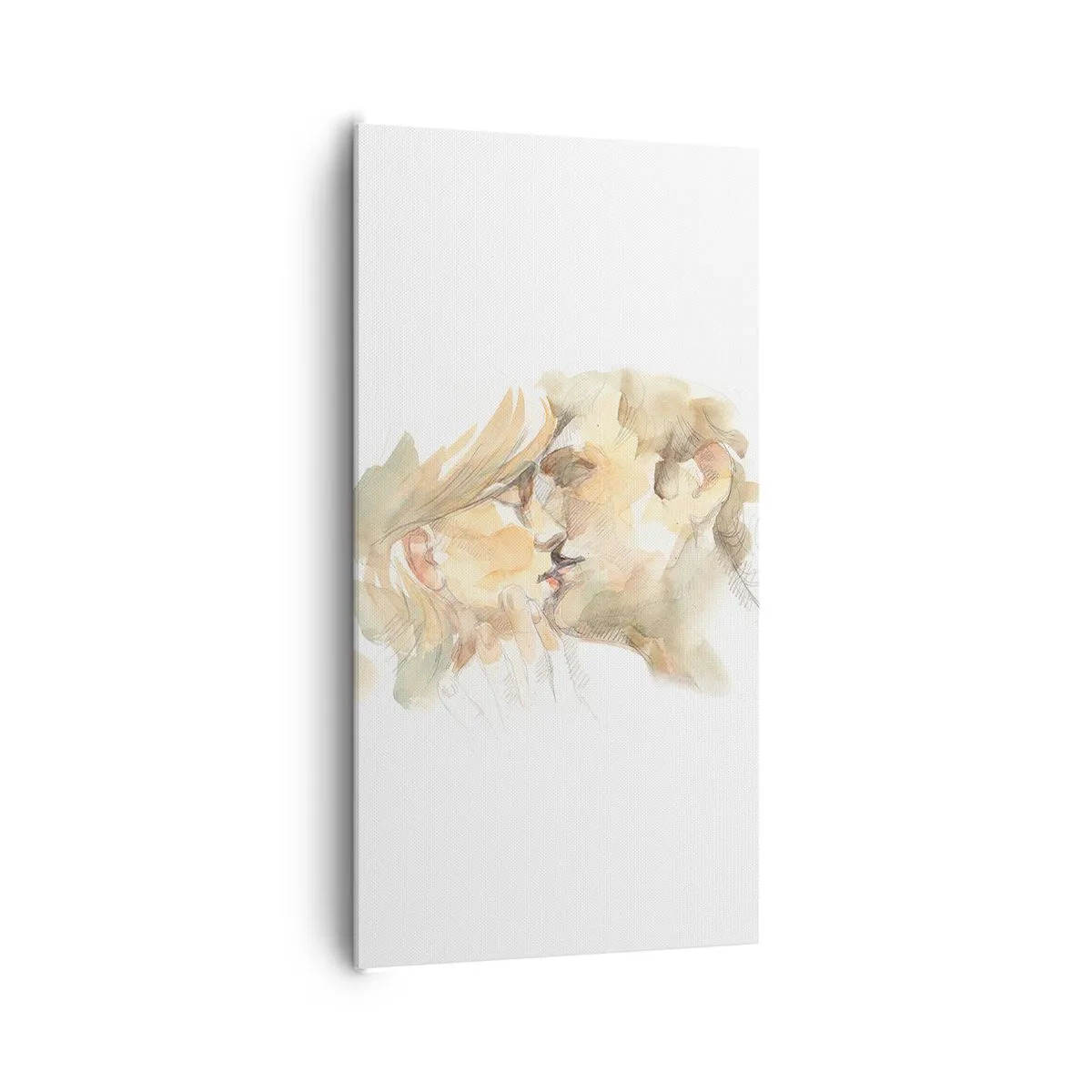 Lærredstryk - Billede på lærred - Den fundne halvdel? - 65x120 cm