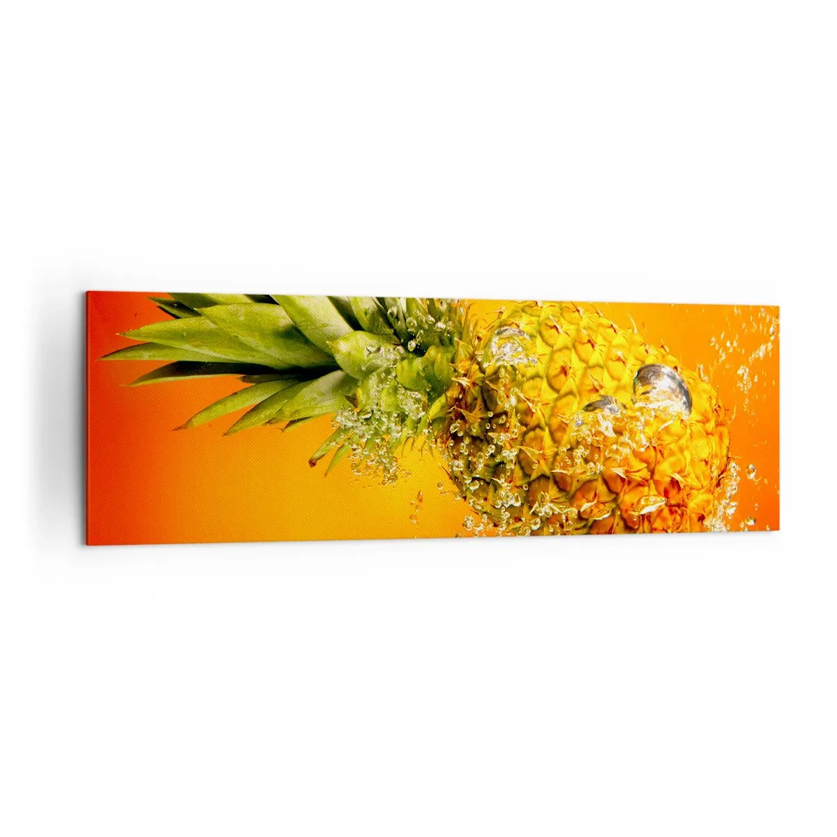 Lærredstryk - Billede på lærred - Tropisk saftig friskhed - 160x50 cm