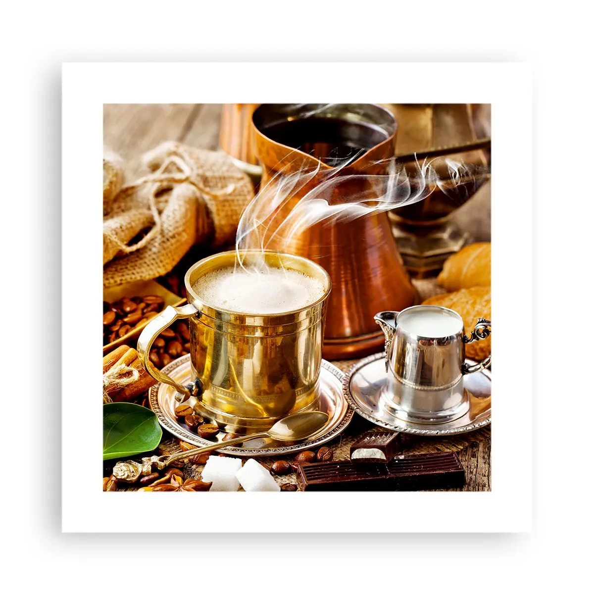 Plakat - Hav en dejlig dag! - 40x40 cm