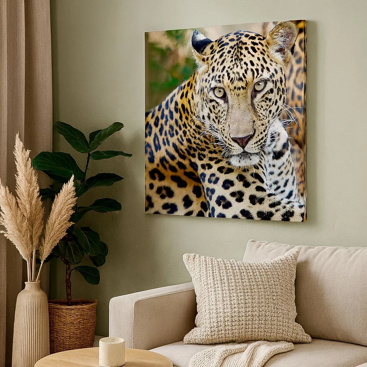 Lærredstryk - Billede på lærred - Vild og rolig - 30x30 cm