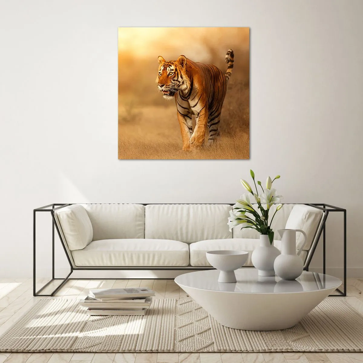 Billede på glas - Før angrebet - 40x40 cm