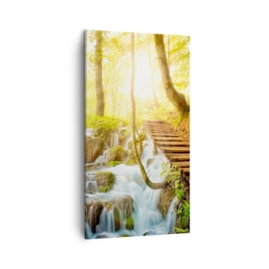 Lærredstryk - Billede på lærred - Den ønskede kølighed - 45x80 cm