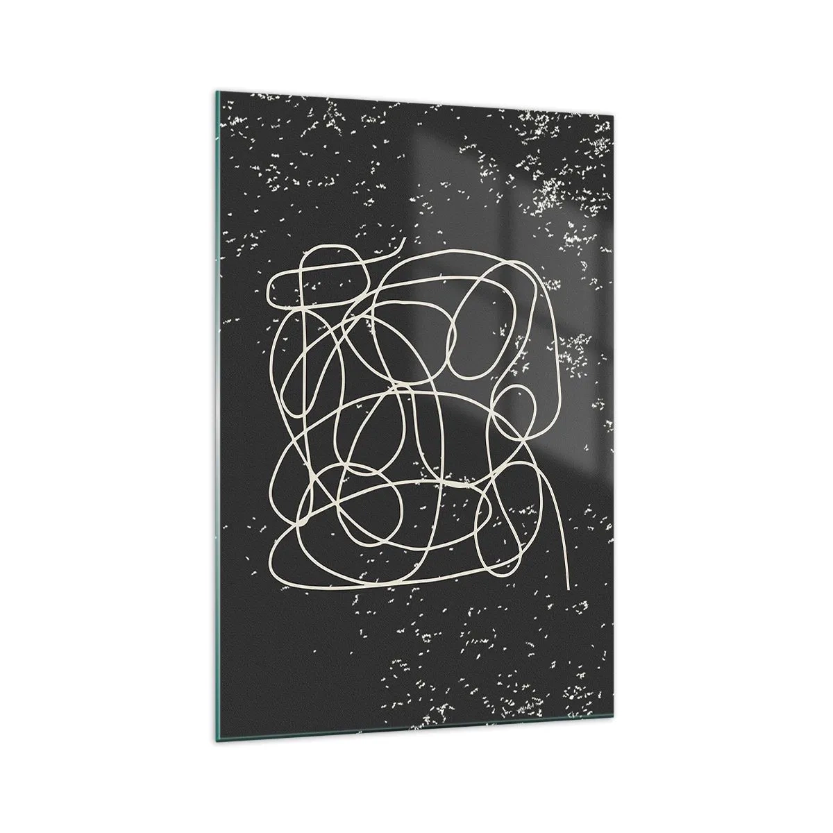 Billede på glas - Vandrende tanker - 70x100 cm