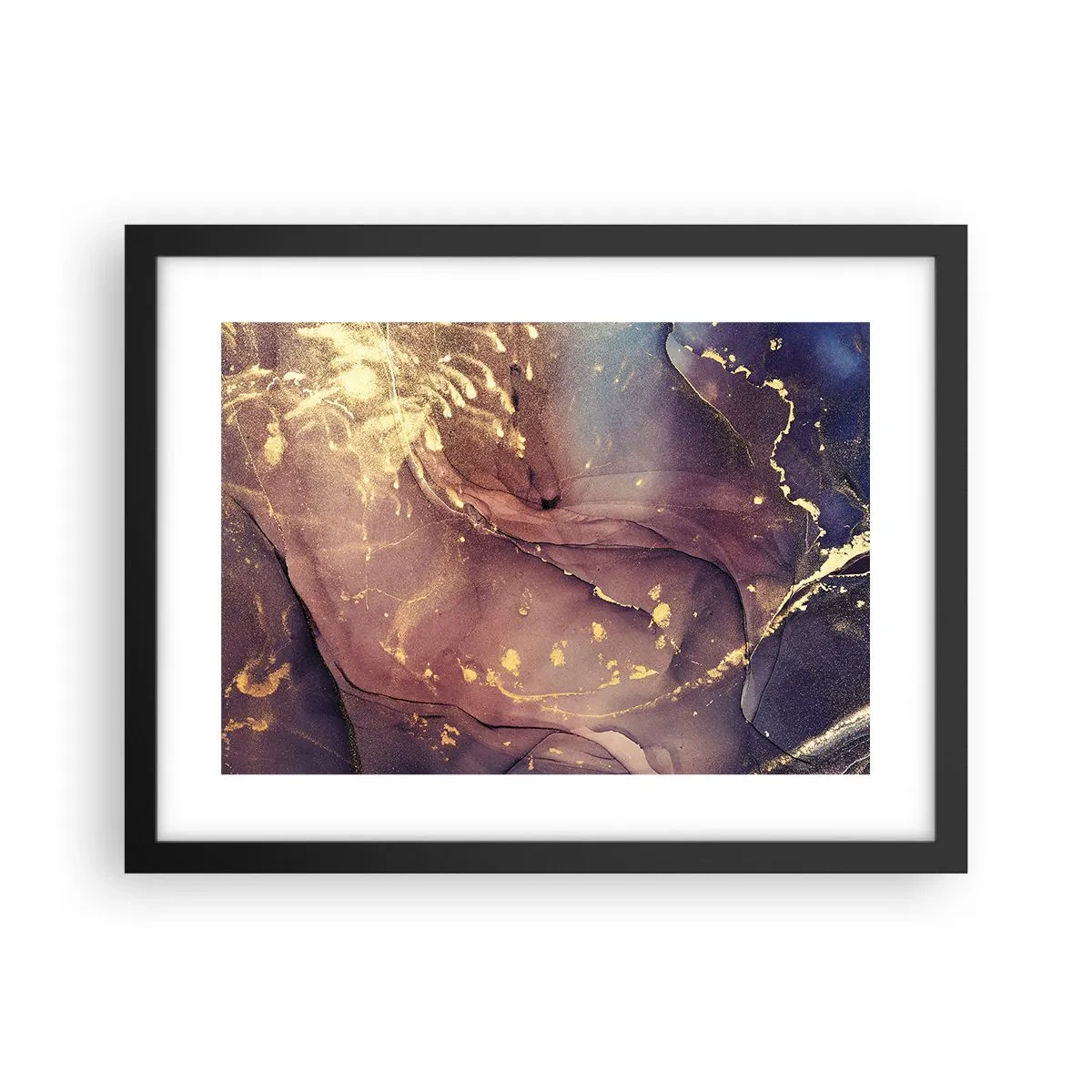 Plakat i sort ramme - Materie og ånd - 40x30 cm