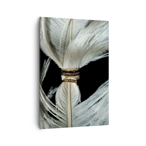 Lærredstryk - Billede på lærred - ...og jeg vil ikke forlade dig... - 70x100 cm