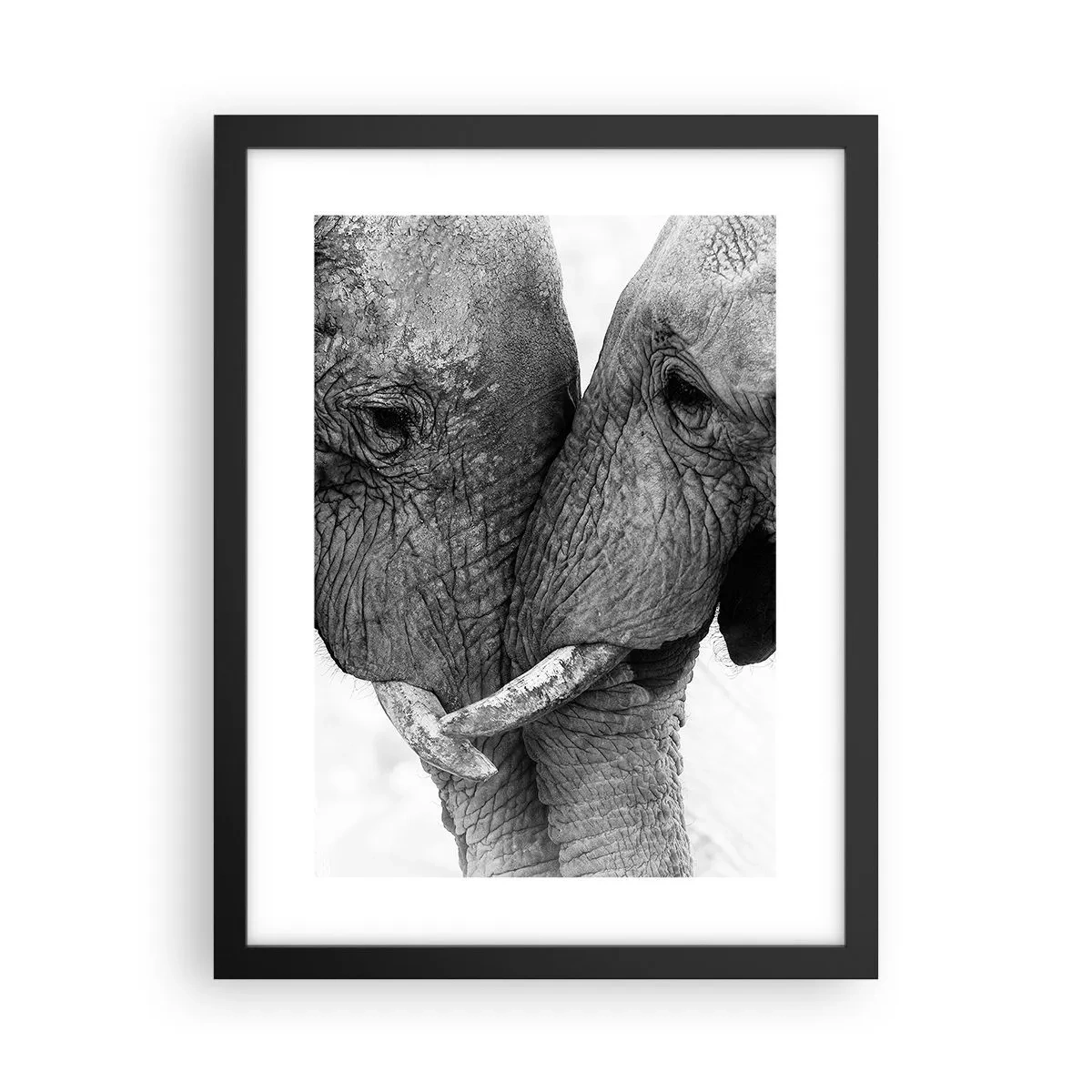 Plakat i sort ramme - Hjertelig tilståelse - 30x40 cm