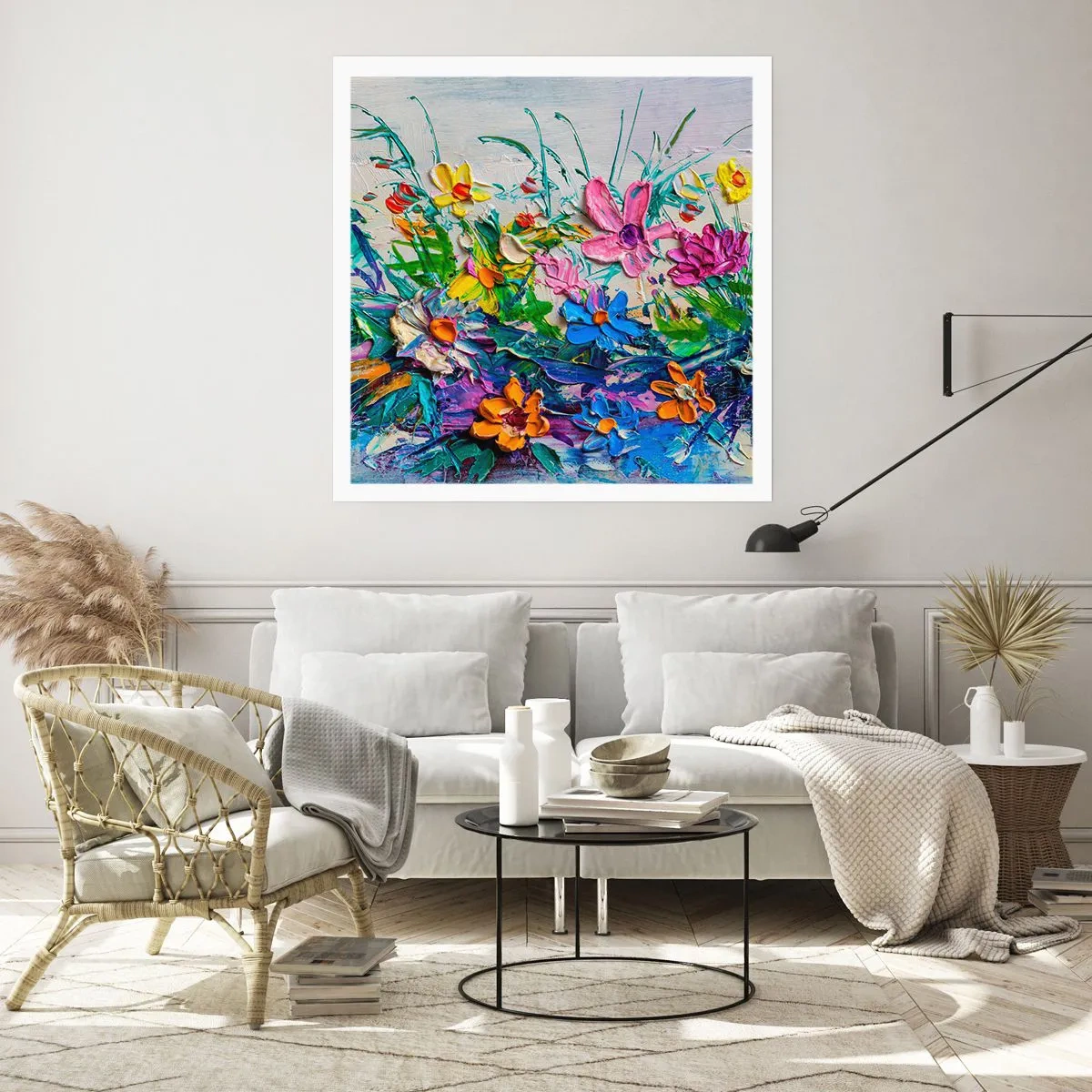 Plakat - Overhovedet ikke et stilleben - 40x40 cm