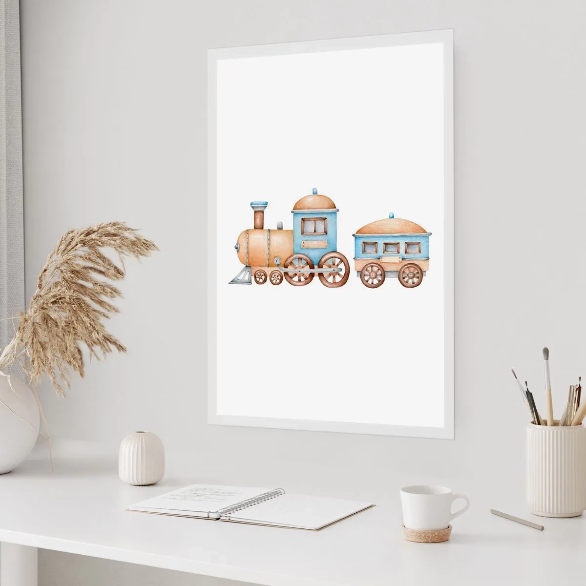 Plakat - Stående på stationen... - 61x91 cm