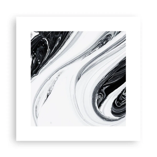 Plakat - Kombination af modsætninger - 30x30 cm