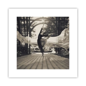 Plakat - Dans i haven - 30x30 cm