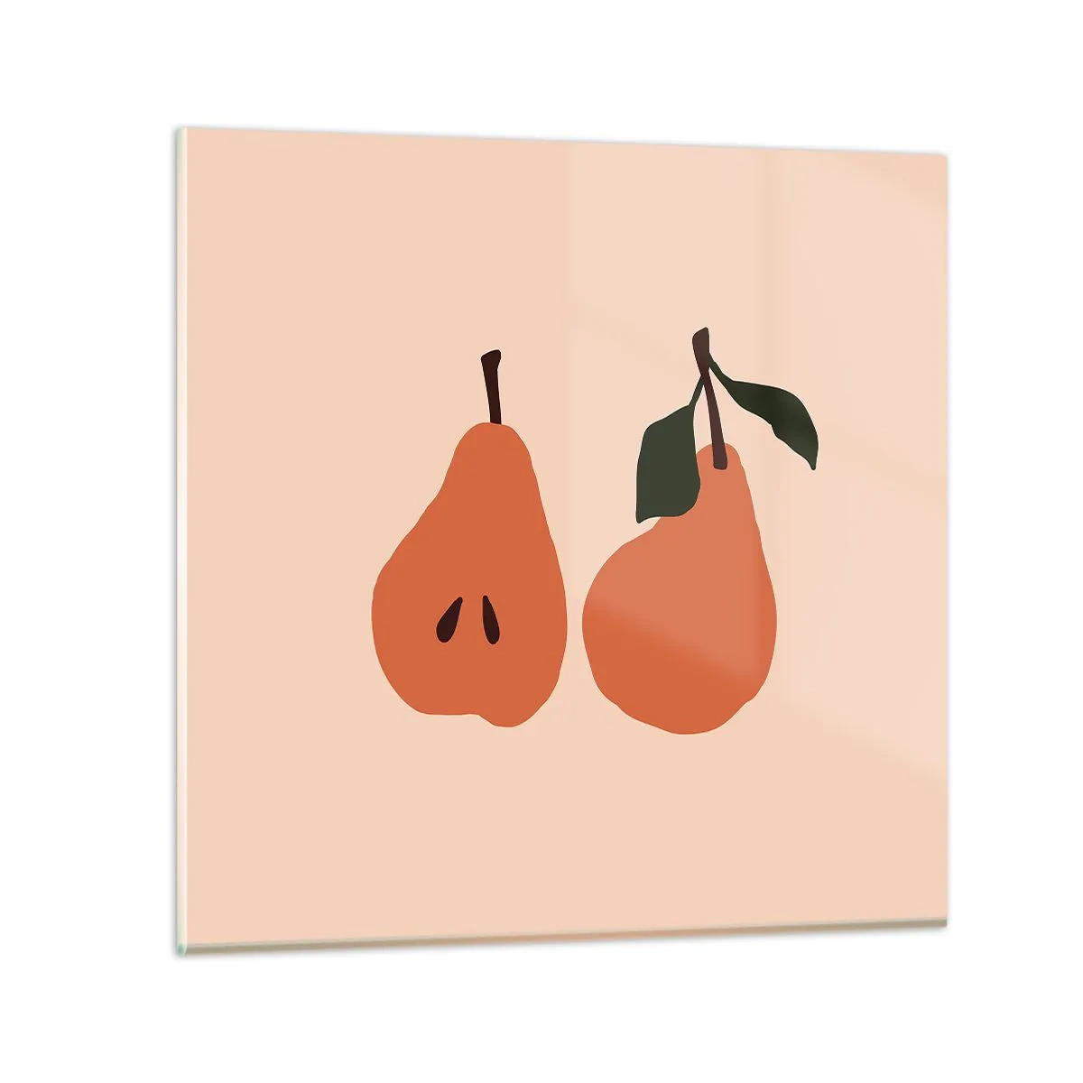 Billede på glas - Sødmen selv - 60x60 cm