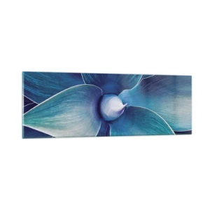 Billede på glas - Blå fra himlen - 90x30 cm