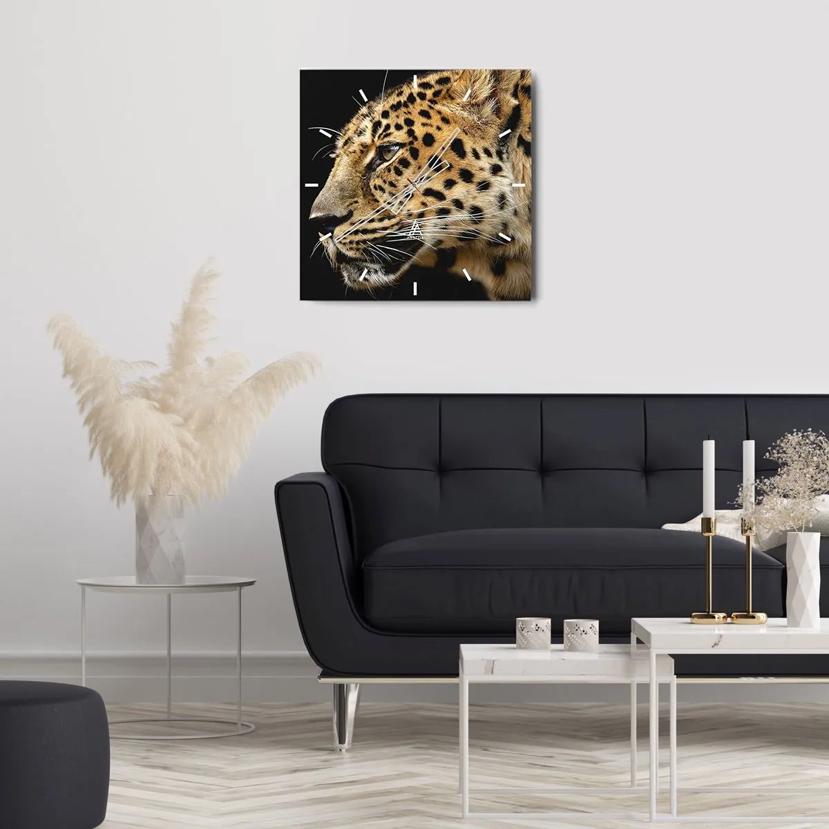 Vægur, Uret - Rolig, fokuseret, klar - 40x40 cm