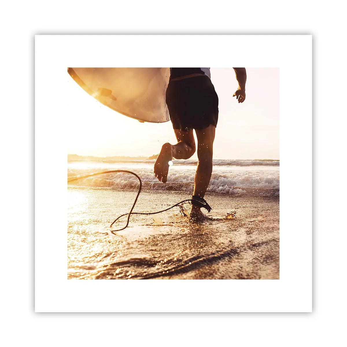 Plakat - For at møde bølgen - 30x30 cm