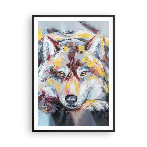 Plakat i sort ramme - Fred blandt kære - 70x100 cm