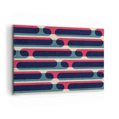 Lærredstryk - Billede på lærred - Indad og fremad - 100x70 cm