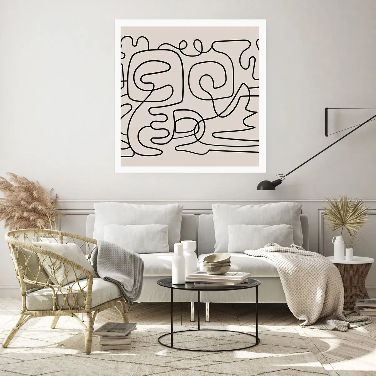 Plakat - På sporet - 40x40 cm