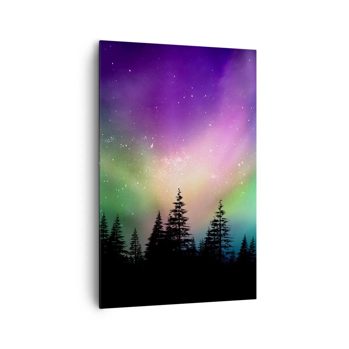 Lærredstryk - Billede på lærred - Hvid magi - 80x120 cm