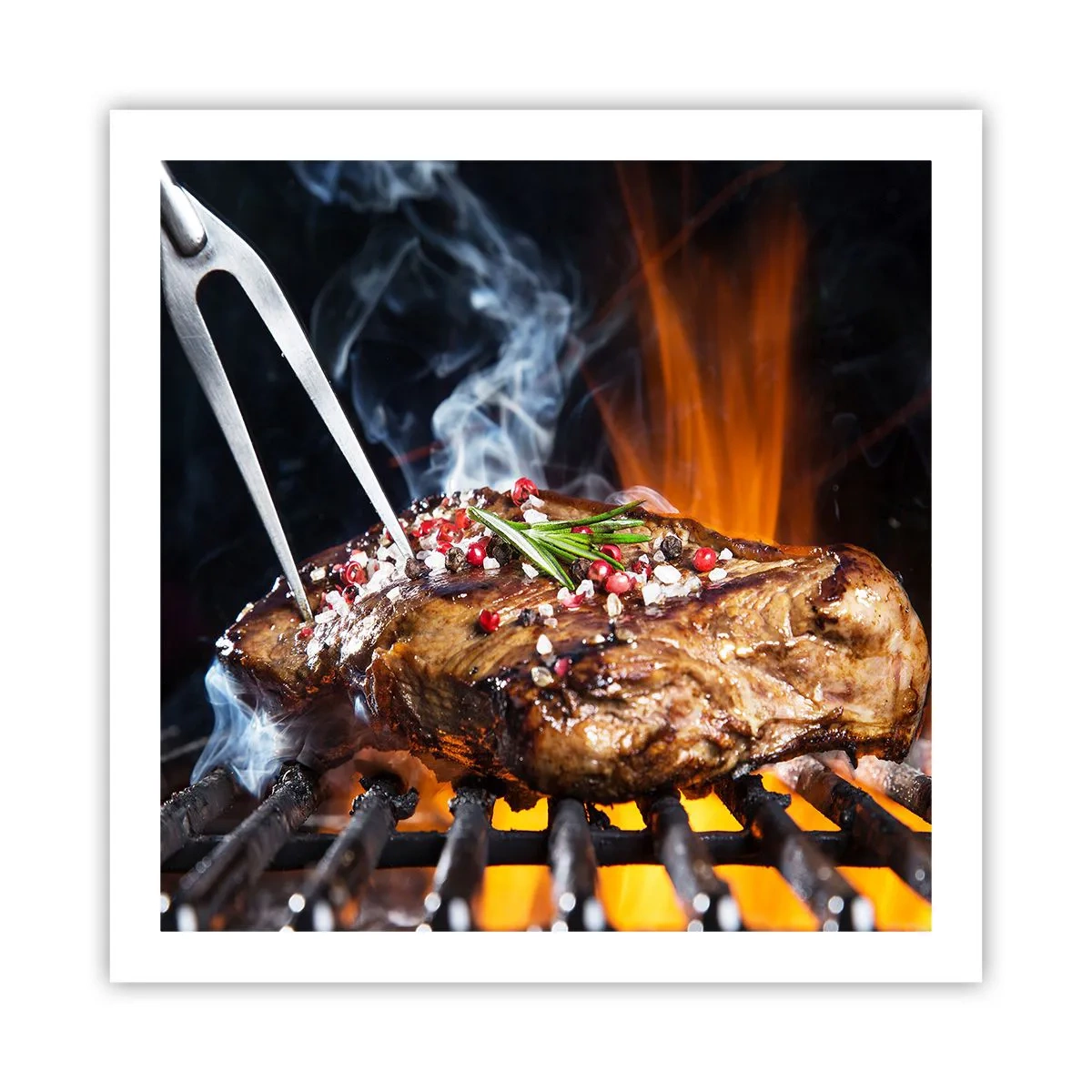 Plakat - Saftig og velduftende - 60x60 cm