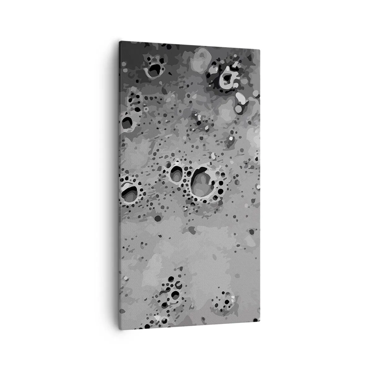 Lærredstryk - Billede på lærred - Som et månelandskab - 55x100 cm