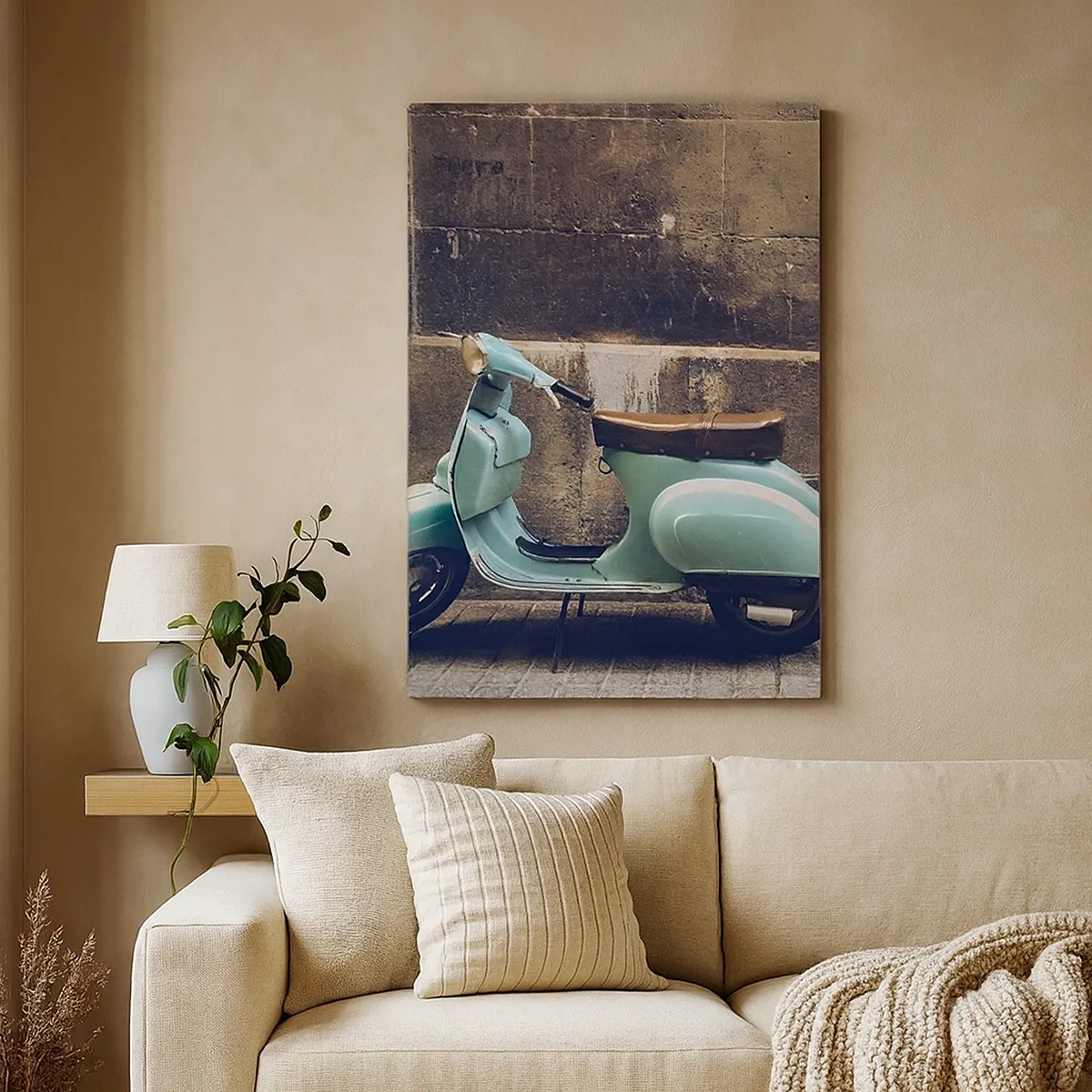 Lærredstryk - Billede på lærred - Uforglemmelige klimaer - 50x70 cm