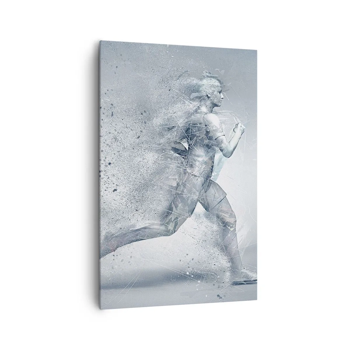 Lærredstryk - Billede på lærred - Krystalklar energi - 80x120 cm