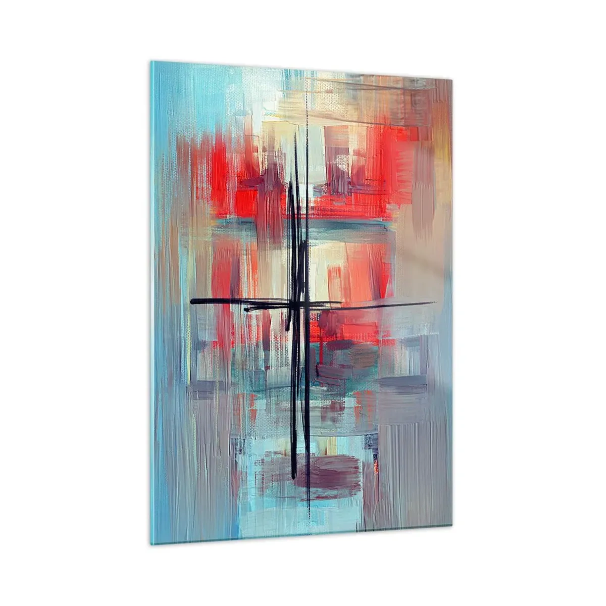 Billede på glas - Landskab i en ukendt dimension - 50x70 cm