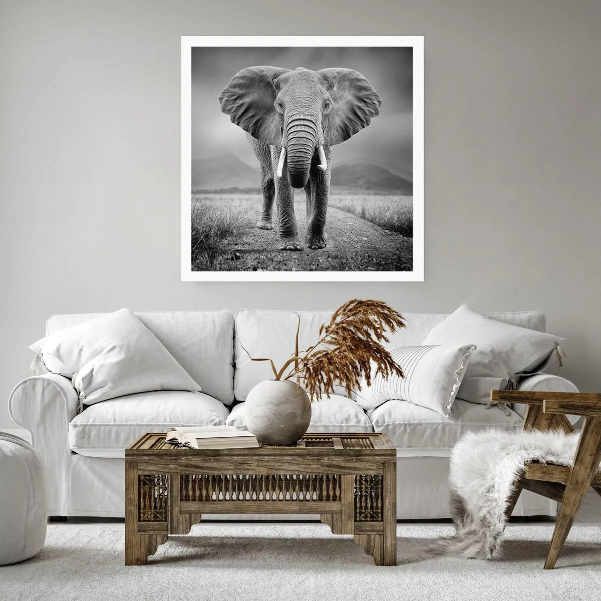 Plakat - Værten byder velkommen til - 50x50 cm