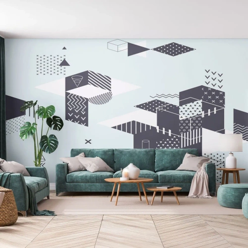 Fototapet Premium Sand - I matematikkens sjæl - Abstraktion, Stykke, Moderne mønster - 100x70 cm