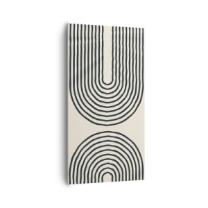 Lærredstryk - Billede på lærred - Kommer snart... - 65x120 cm